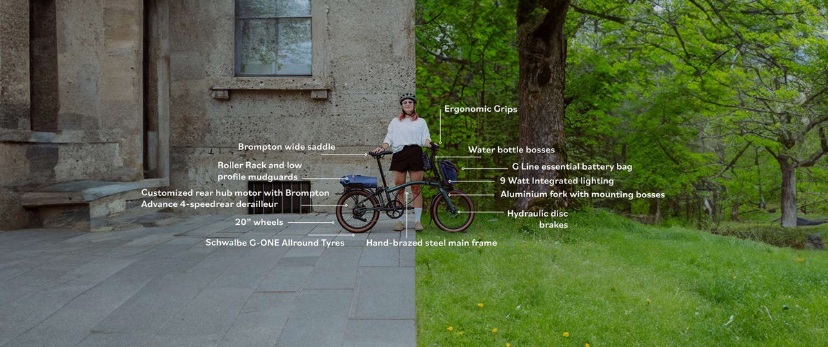 Brompton Electric G Line with Roller Frame - 4-speed - My Store